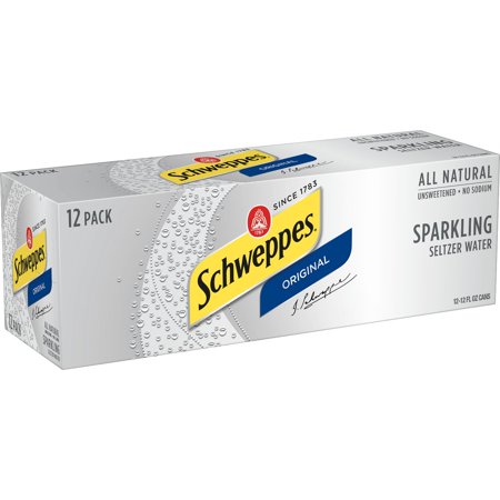 Schweppes Original Sparkling Water Cans 12 Fl. Oz  12 Pack