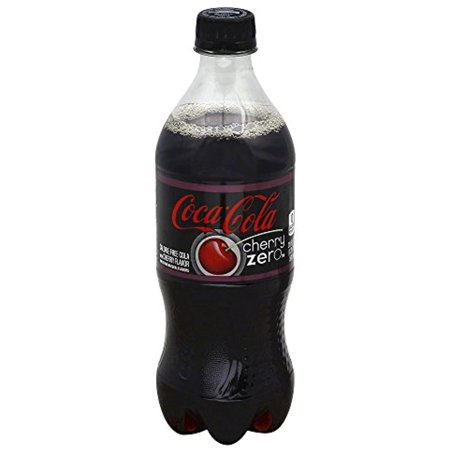 Coca-Cola Cherry Zero Soda  20 Ounce Bottles - Pack 24