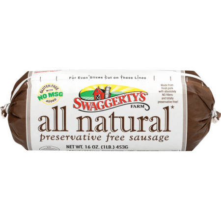 (pack of 12) Swaggerty S All Natural Sausage Roll  16oz