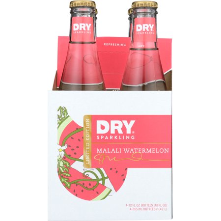 Dry Sparkling Watermelon Bottle 4-12 Fl Oz  48 Fl Oz