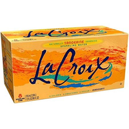 La Croix Tangerine Sparkling Water 12 Oz (Pack of 16 Cans)