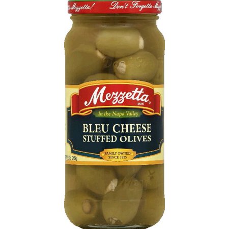 Mezzetta Bleu Cheese Stuffed Olives  2-Pack 9.5 Oz. Jars