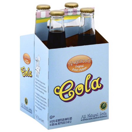 Harrisons Original Sweet Shoppe Cola, 12 Fl Oz, 4 Count, (pack of 6)