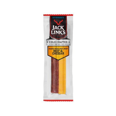 Jack Links 1.5 Oz Original Beef & Cheddar Cheese Sticks 2/8 Count