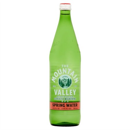 Hunng Mountain Valley Spring Water  25.36 Fl Oz  12 Count Glass Bottles