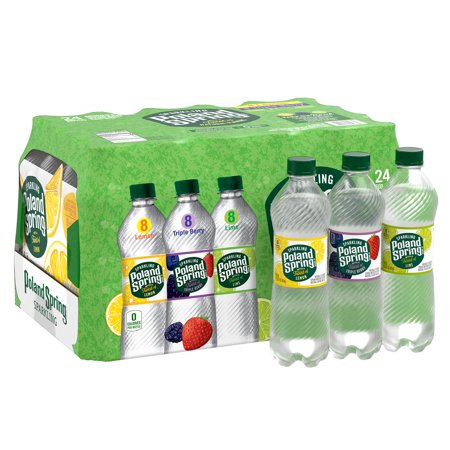 Poland Spring Sparkling Spring Water Variety Pack (16.9 Fl. Oz.  24 Pk.)