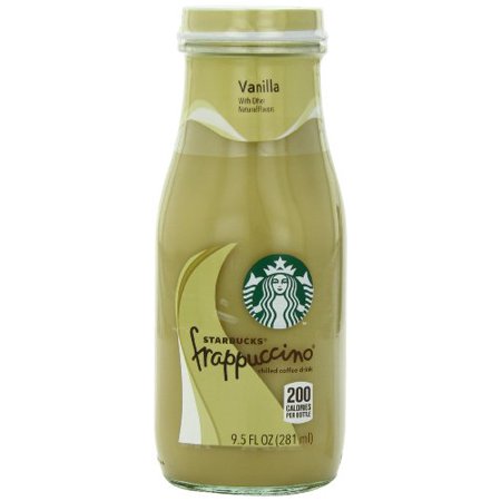 Starbucks Bottled Coffee Drink  Frappuccino Chilled with Natural Vanilla Flavors  9.5 Fl Oz - 12 Pack