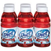 Ocean Spray Diet Cranberry Spray Juice 10 Oz (Case Contains: 24 Bottles)(PACKAGING VARYS)