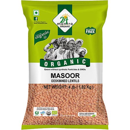 Organic Masoor Whole