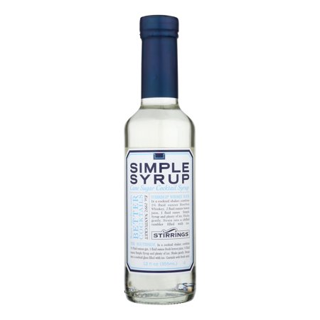 Stirrings Bar Ingredients Simple Syrup  12 Fl Oz  6 Pack