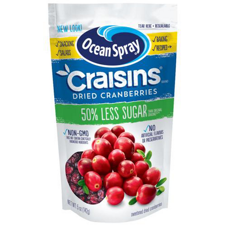 Ocean Spray  Craisins  Dried Cranberries  Reduced Sugar