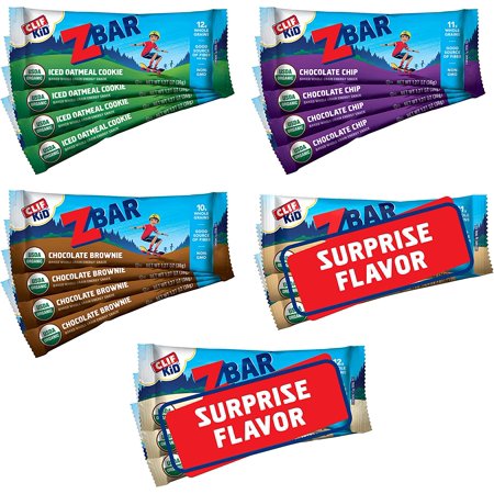 CLIF KID ZBAR - Organic Granola Bars - Variety Pack - Non-GMO - Organic -Lunch Box Snacks (1.27 Ounce Energy Bars  18 Count)(Packaging & Assortment Ma