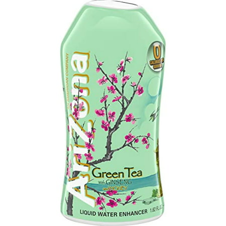 Arizona Ginseng & Honey Green Tea Zero Calories Liquid Water Enhancer 12 Count 1.62 Fl Oz