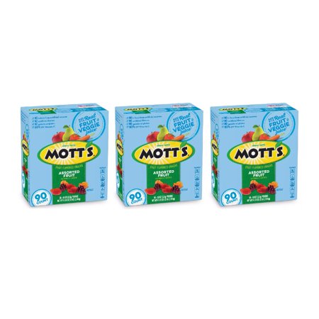 Mott S Fruit Flavored Snacks Assorted Fruit (90 Ct.) 3PK