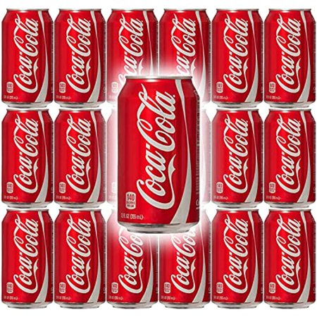 Coca Cola Soda  12 Fl Oz Cans (Pack of 18  Total)