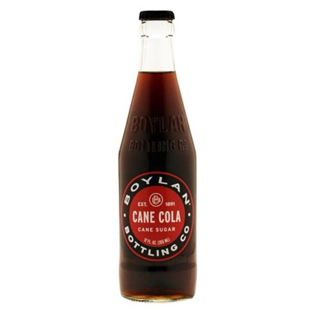 Boylan Sugar Cane Cola Soda (Glass Bottles)  12 Fl Oz (Pack of 12)