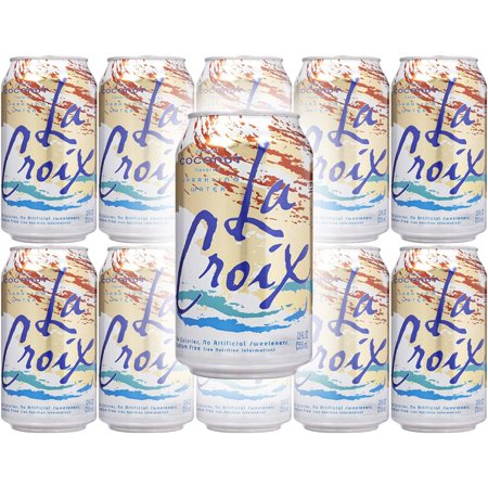 La Croix Coconut Naturally Essenced Flavored Sparkling Water  12 Oz Can (Pack of 10  Total of 120 Oz)