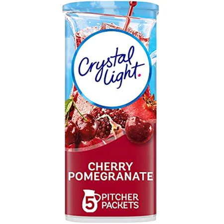 Crystal Light Cherry Pomegranate Drink Mix (20 Pitcher Packets  4 Packs of 5)