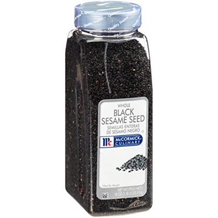 FODMAPs, Gluten & More | McCormick Culinary Black Sesame Seeds, 18 Oz ...