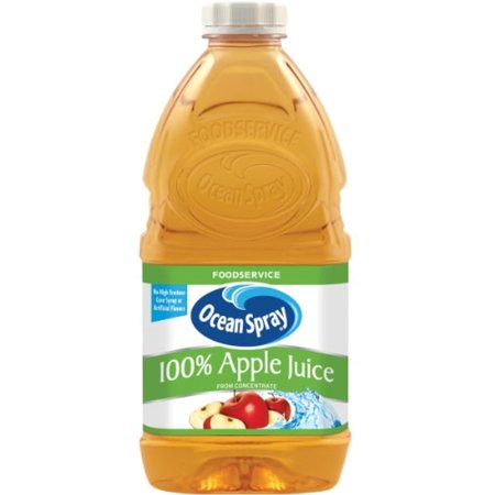 Ocean Spray 100% Apple Juice  60 Fl Oz (Pack of 8)
