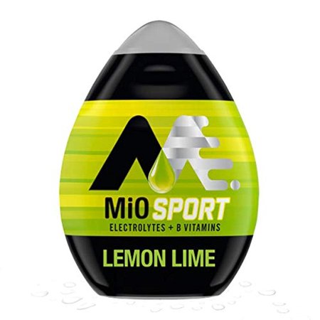 MiOTome Sport Electrolytes Lemon Lime Naturally Flavored Liquid Water Enhancer 12 Count 1.62 Fl Oz