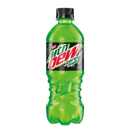 Mountain Dew Zero Sugar Soda 20oz Bottles  Quantity of 24