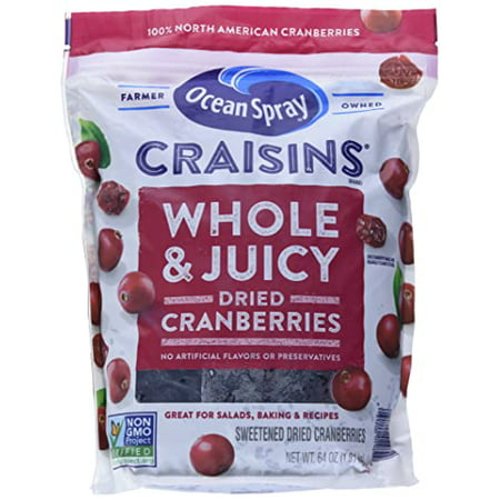 Ocean Spray Whole Craisins Dried Cranberries (64 Oz)