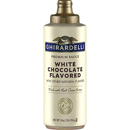 Ghirardelli Premium Sauce White Chocolate Flavored 16 Oz Squeeze Bottle