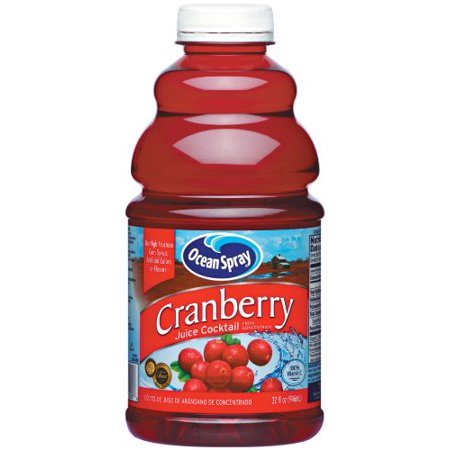 Ocean Spray Cranberry Juice Cocktail Drink  32-Ounce Bottles (Pack of 12)
