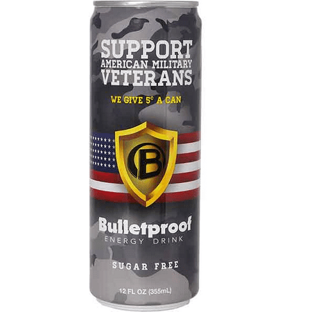 Bulletproof Sugar Free Energy Drink  12-Pack Case 12 Fl Oz. Cans