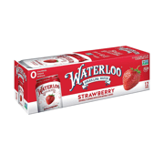 Waterloo Sparkling Water Strawberry Flavor 12 Pk  144 Fl Oz Pack of 2