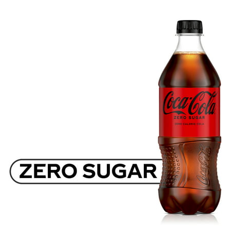 Coke Zero Sugar Soda 20oz Bottles  Quantity of 10