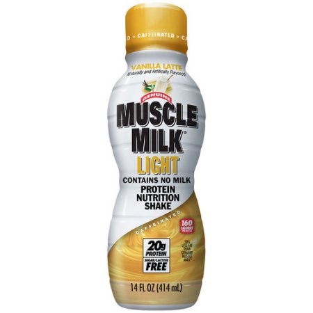 Muscle Milk Light Vanilla Latte Protein Nutrition Shake, 14 Oz