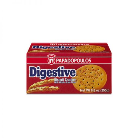 Papadopoulos Digestive Biscuit Cracker With Whole Grain Flour