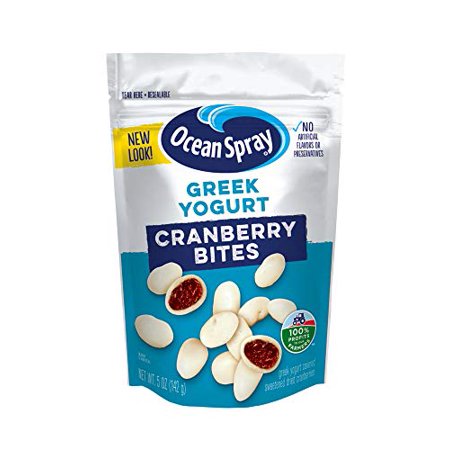 Ocean Spray Craisins Dried Cranberries  Greek Yogurt Covered Bites  5 Ounce