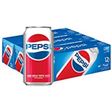 Pepsi Soda  Fridge Pack Bundle  12 Fl Oz  36 Cans (Packaging May Vary)