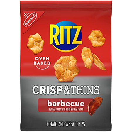 RITZ Crisp and Thins Barbecue Chips  7.1 Oz
