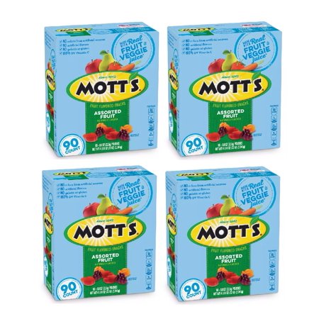 Mott S Fruit Flavored Snacks Assorted Fruit (90 Ct.) 4PK