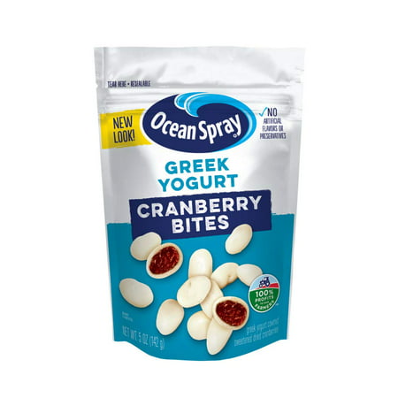 Ocean Spray Craisins Dried Cranberries  Greek Yogurt Covered  5 Ounce (Pack of 12)