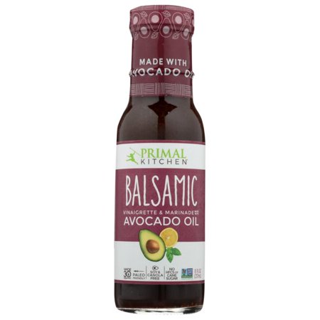 Primal Kitchen  Dressing & Marinade Made with Avocado Oil  Balsamic  8 Fl Oz | Pack of 6