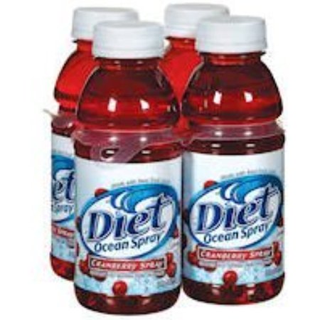 Ocean Spray Diet Cranberry Spray Juice 10 Oz (Case Contains: 24 Bottles)