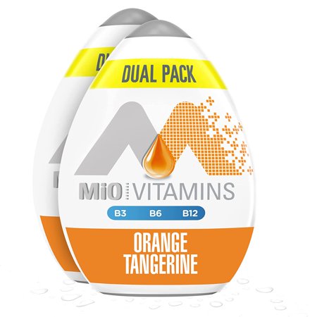 MiO Vitamins Orange Tangerine Naturally Flavored Liquid Water Enhancer 12 Count 1.62 Fl Oz