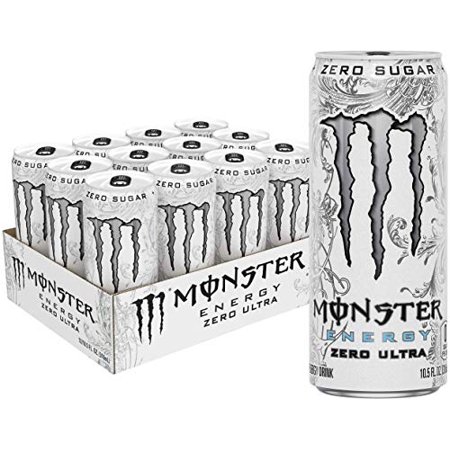 Monster Energy Zero Ultra  Sugar Free Energy Drink  10.5 Ounce (Pack of 12)