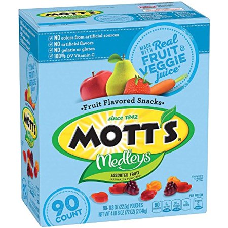 Motts Medley Assorted Fruit Flavored Snacks (90 Ct.)