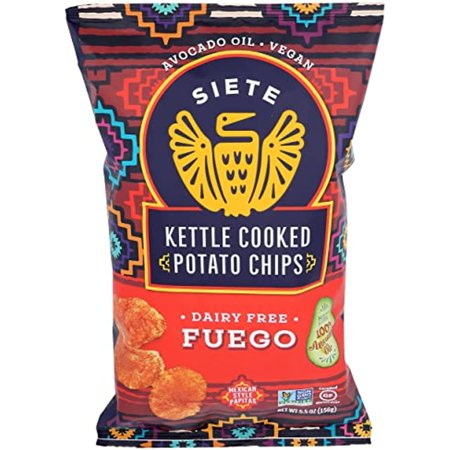 Siete Family Foods Fuego Potato Chips  5.5 Oz