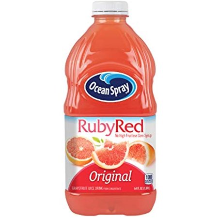 Ocean Spray Juice Drink  Ruby Red Grapefruit  64 Ounce Bottle