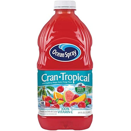 Ocean Spray Cran-Tropical Juice Drink  64 Ounce Bottle