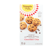 Simple Mills Almond Flour Cookies Chocolate Chip  5.5 Oz (Pack of 6)