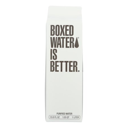 (Case of 12 )Boxed Water Is Better - Purified Water - 33.8 Fl Oz.