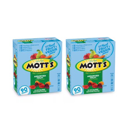 Mott S Fruit Flavored Snacks Assorted Fruit (90 Ct.) 2PK